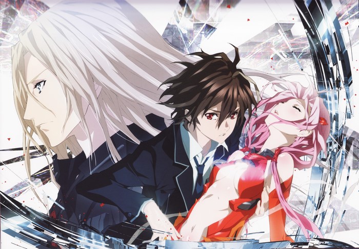 Shu Ouma and Inori Yuzuriha from Guilty Crown