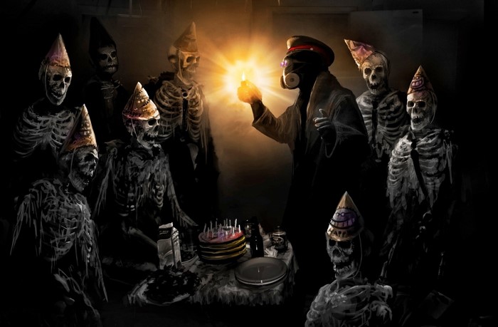 Romantically Apocalyptic: Skeletons at a Birthday Party