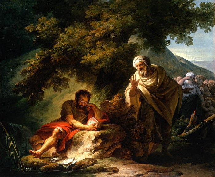 Democritus among the Abderitans by Francois-Andre Vincent