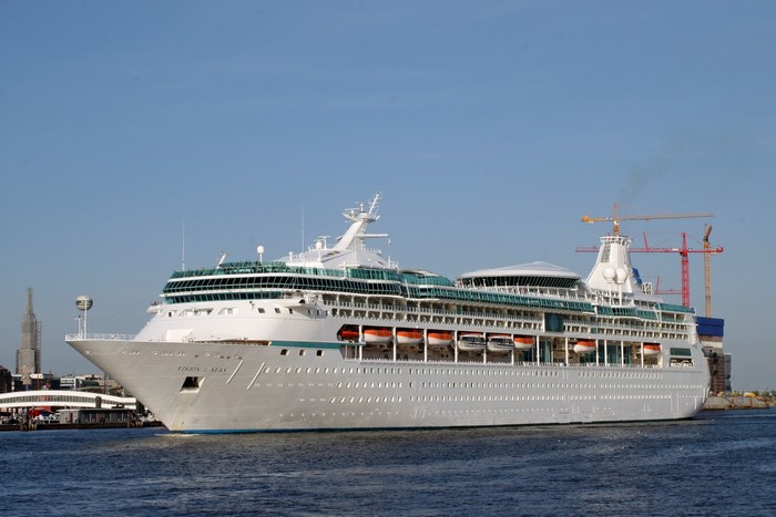 Vision of the Seas cruise liner on the water