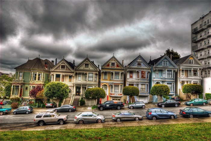 Victorian Houses in San Francisco, California