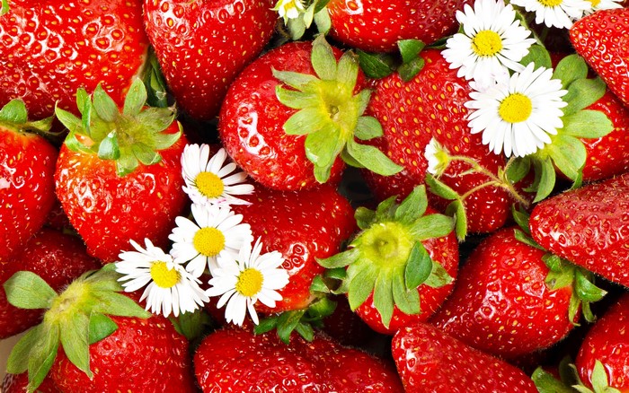 4K 5K Fruit Strawberry