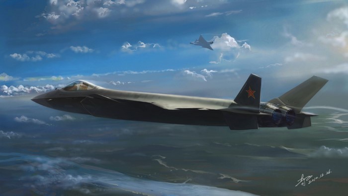 4K J-20 Airplane Painting Art
