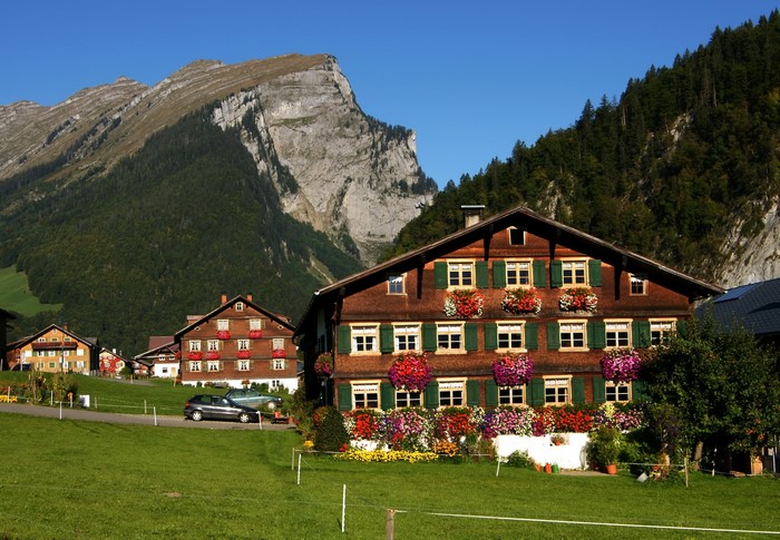 Traditional Swiss Chalets in Argenau, Austria