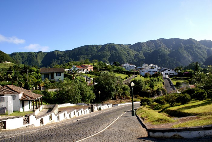 Village in the mountains of Portugal