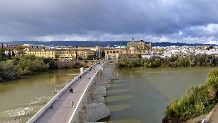 Roman Bridge and Mosque-Cathedral of Córdoba, Spain