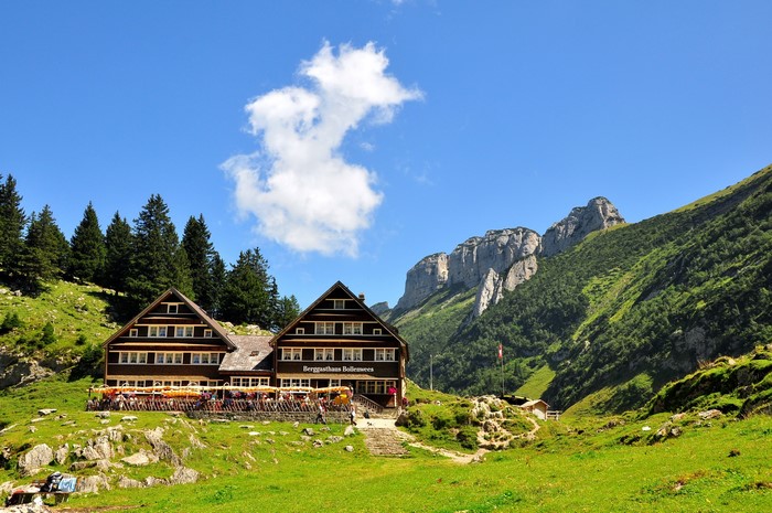 Berggasthaus Bollenwees in the Swiss Alps