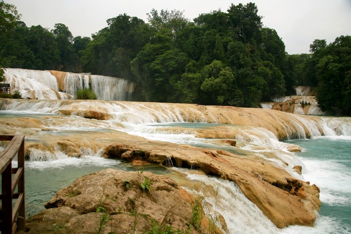 Cascadas de Agua Azul Waterfalls in Mexico