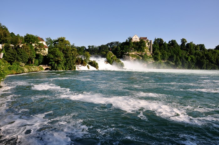 Rhine Falls, Switzerland with Laufen Castle