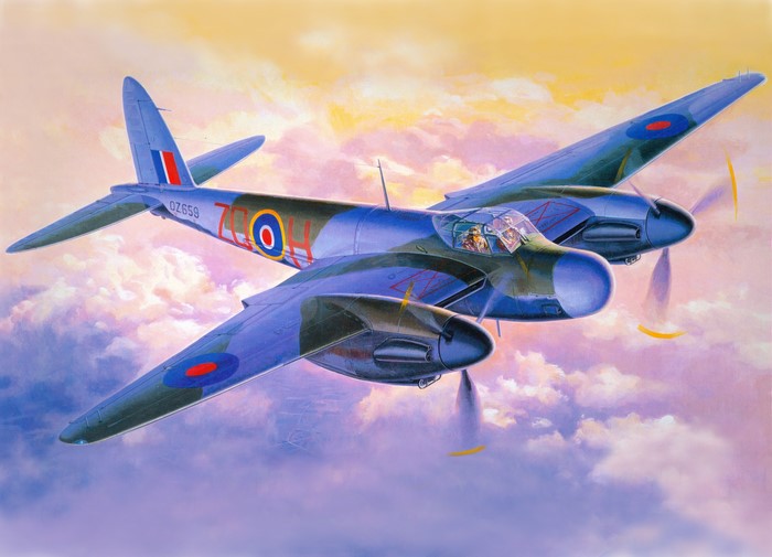 De Havilland Mosquito NF Mk 13 - Mk - 17 Airplane Painting Art