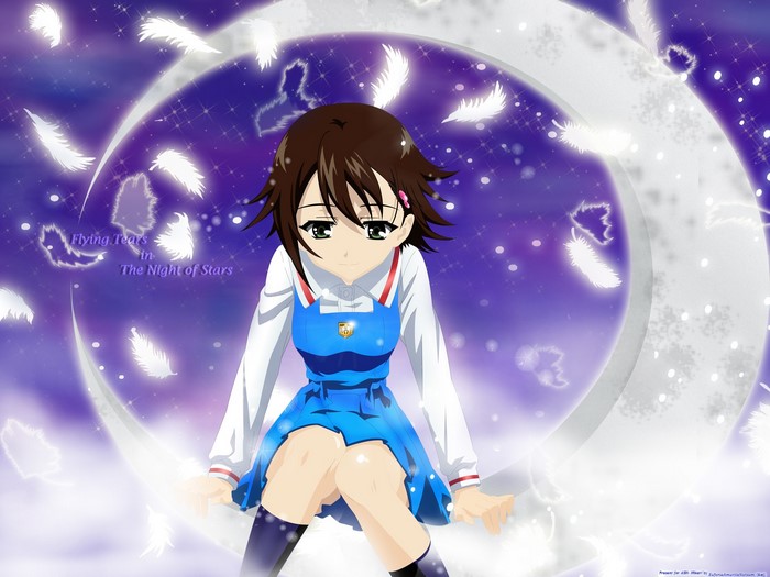 Girl from True Tears in the Night of Stars