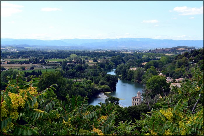 River and landscape in France