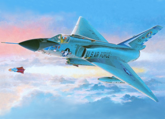F-106A Delta Dart Intercepting Missile