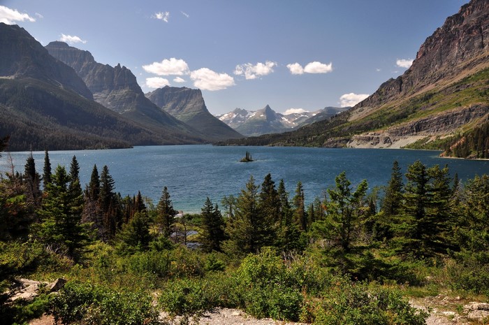 Wild Goose Island on Saint Mary Lake, Glacier National Park