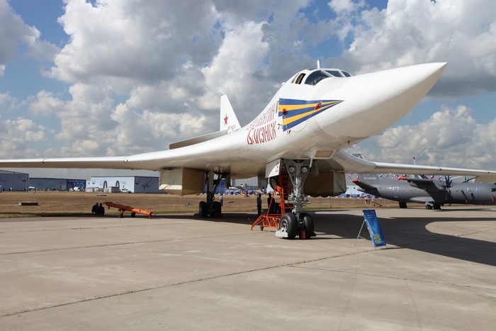 Tupolev Tu-160 Airplane on tarmac