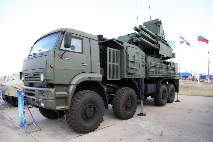 Russian missile launcher truck