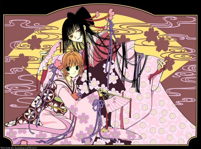 Yuko Ichihara and Sakura Kinomoto from xxxHOLiC