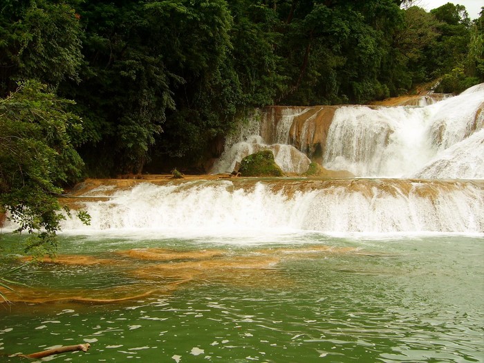 Cascadas de Agua Azul Waterfalls in Mexico
