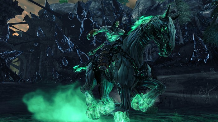 Death on his horse from Darksiders II