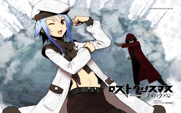 Inori Yuzuriha and Gai Tsutsugami from Guilty Crown