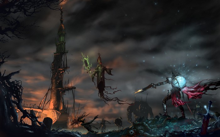 Dark Souls 3 Battle Scene
