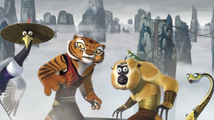 The Furious Five from Kung Fu Panda