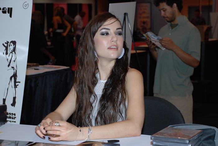 Sasha Grey at a signing event