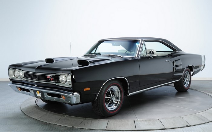 Black 1969 Dodge Super Bee R/T