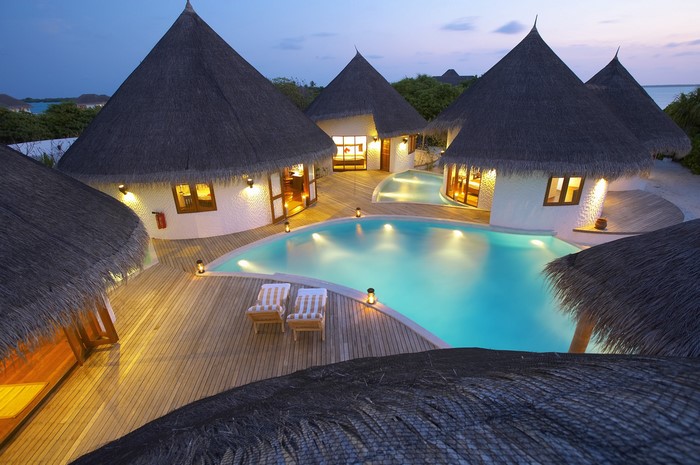 Resorts in Maldives with Pools and Bungalows
