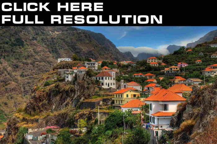 Ribeira Brava village on Madeira island, Portugal