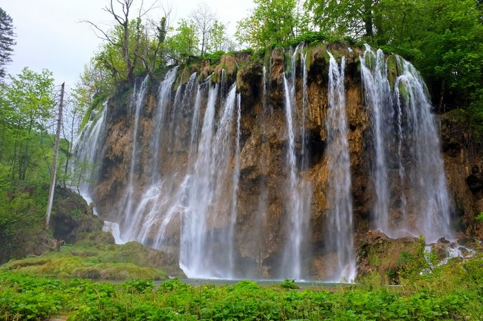 Waterfalls at Plitvice Lakes National Park