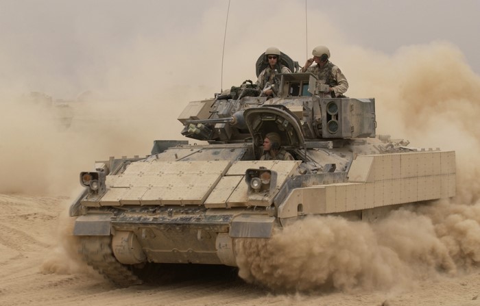 Bradley M2 Infantry Fighting Vehicle in Desert