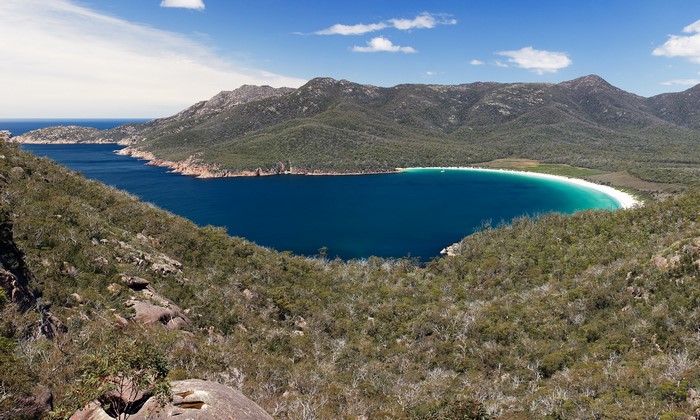 Wineglass Bay, Freycinet National Park, Tasmania, Australia