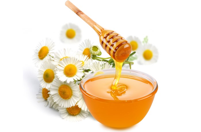 Honey and Chamomile Flowers