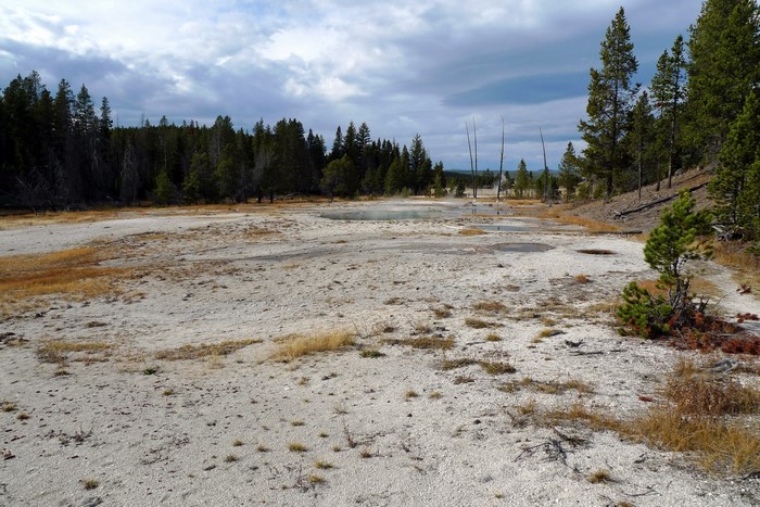Geothermal area in Yellowstone National Park, USA