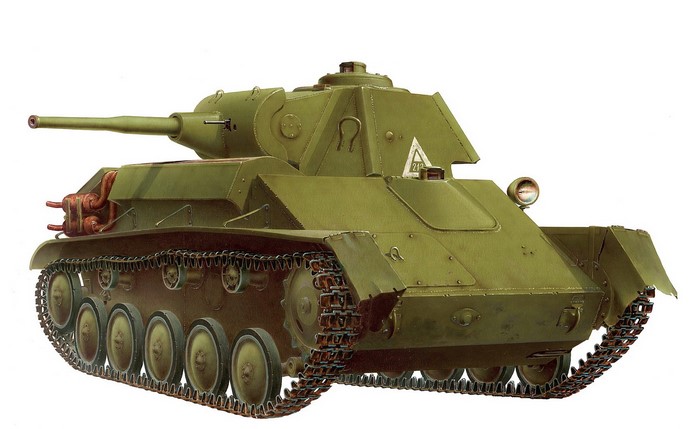 T-70M Tank Painting Art
