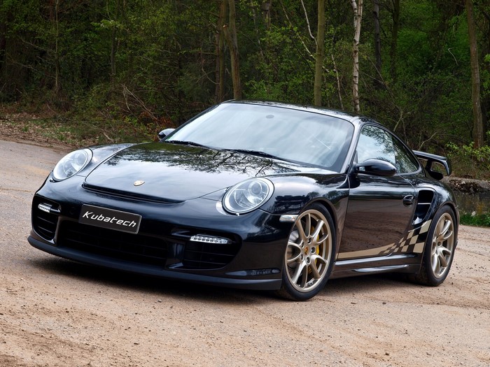 Black Porsche 911 GT2 by Kubatech