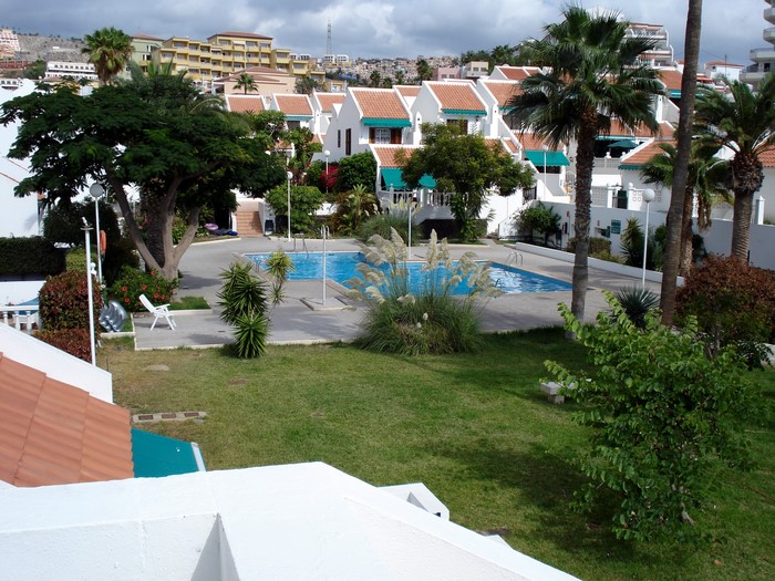 Resort with pool in the Canary Islands, Spain