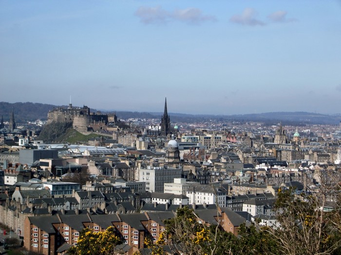 Edinburgh Castle and cityscape, Scotland