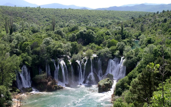 Kravica Waterfalls in Bosnia and Herzegovina