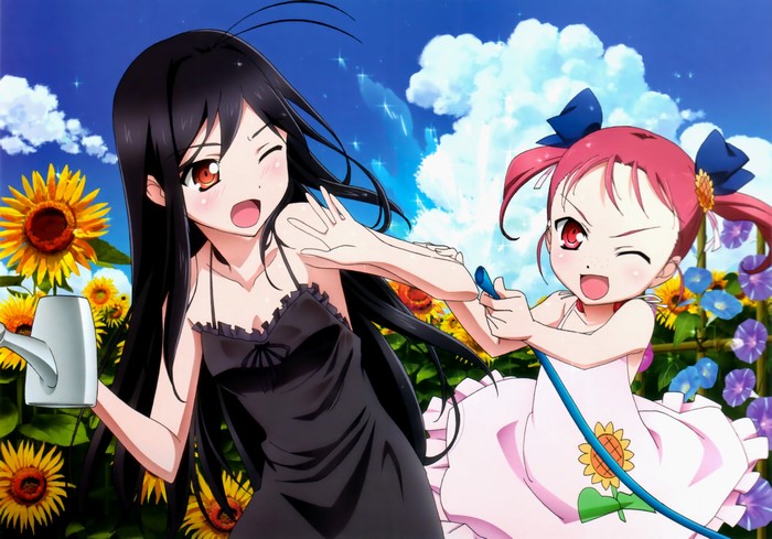 Kuroyukihime and Chiyuri from Accel World