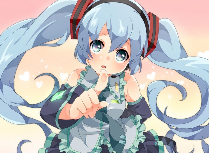 Hatsune Miku from Vocaloid