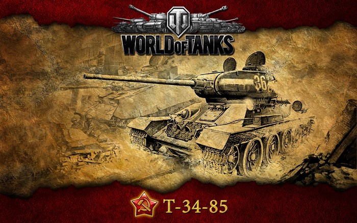 World of Tanks T-34-85 Tank