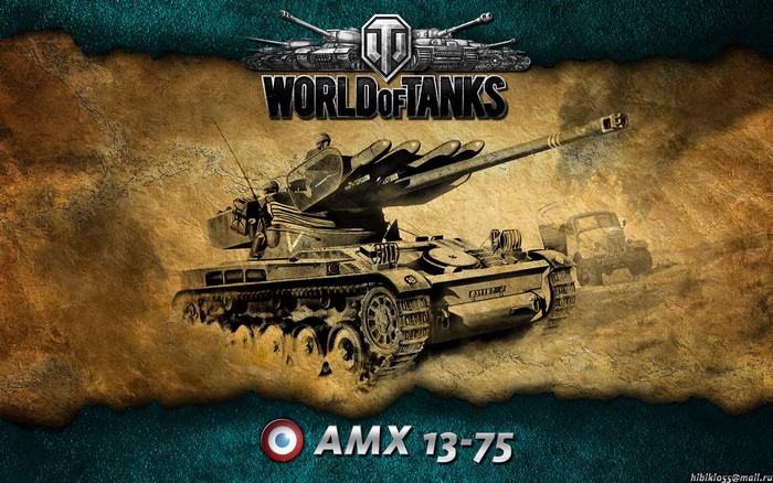 AMX 13-75 tank from World of Tanks