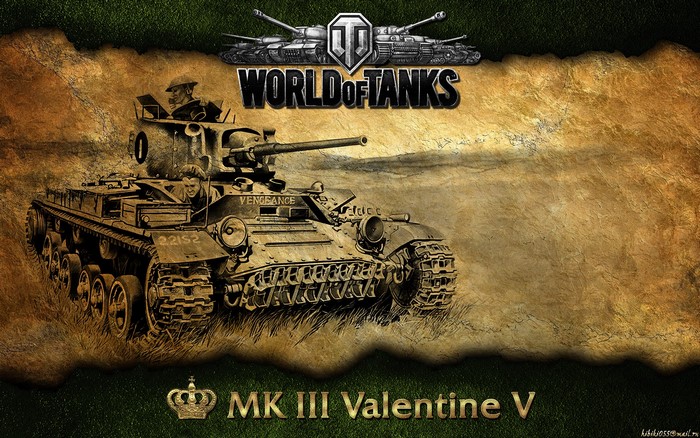 MK III Valentine V from World of Tanks