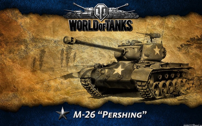 M-26 Pershing tank from World of Tanks