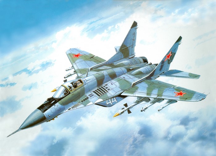 Mikoyan MiG-29 Airplane in 4K Painting Art