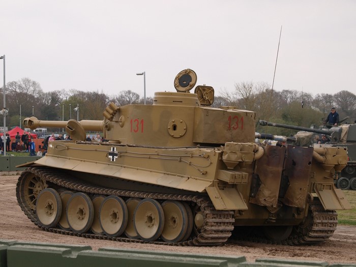 Tiger tank with number 131