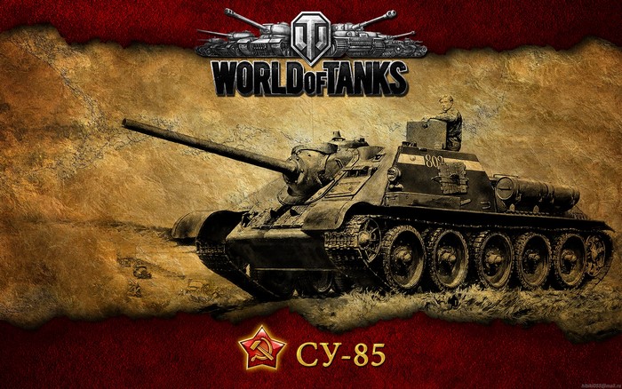World of Tanks SU-85 Tank