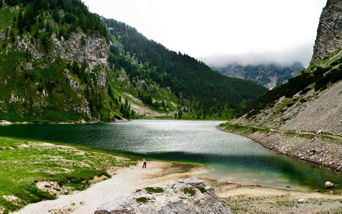 Krnsko jezero Lake in Slovenia